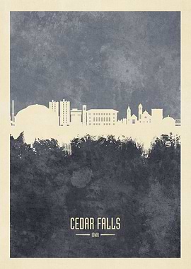 Cedar Falls Skyline Iowa