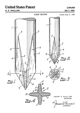 1936 screw driver patent
