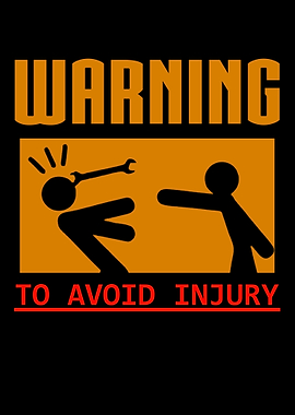 Warning To avoid injury D