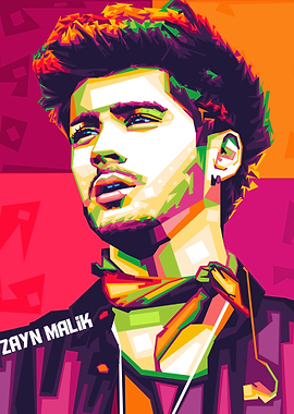 Zayn Malik Pop art