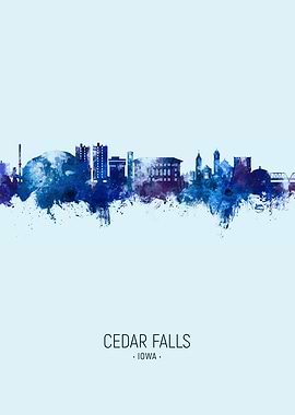 Cedar Falls Skyline Iowa