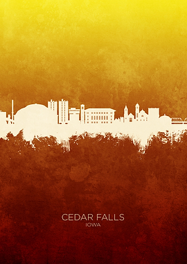 Cedar Falls Skyline Iowa