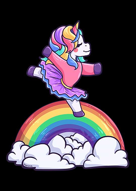 Ballerina Girl dancing uni