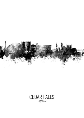 Cedar Falls Skyline Iowa