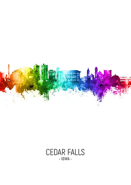Cedar Falls Skyline Iowa