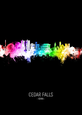 Cedar Falls Skyline Iowa
