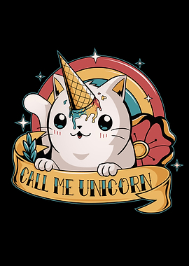 Cat Unicorn Rainbow