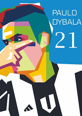 PAULO DYBALA WPAP POP ART