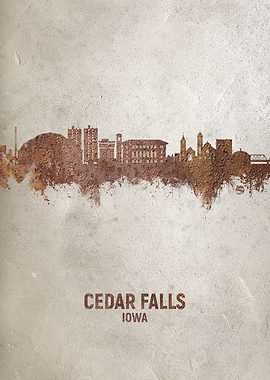 Cedar Falls Skyline Iowa