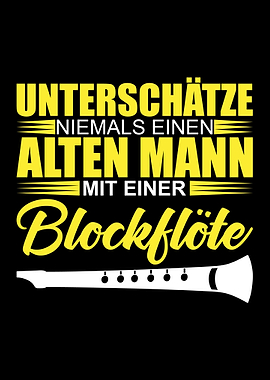 Recorder Old Man Musical