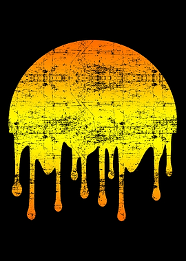 Dripping Beautiful Sunset