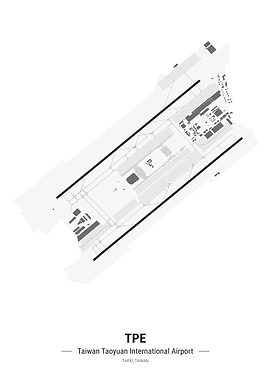 Taiwan Airport Map