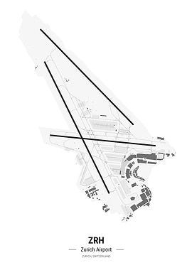 Zurich Airport Map