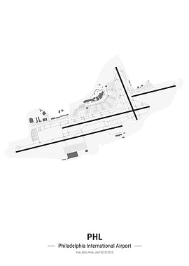 Philadelphia Airport Map