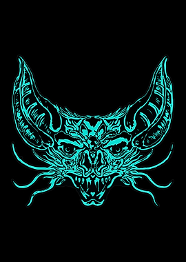 Neon Bat Head