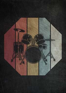 Drummer Vintage Retro