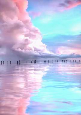 Purple Sky reflecting