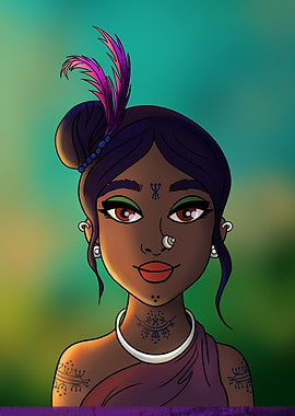 Adivasi women painting