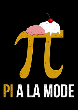 Pi Ala Mode Ice Cream