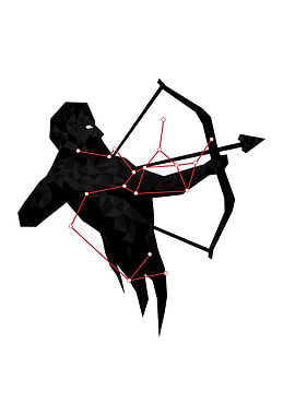 Sagittarius zodiac art