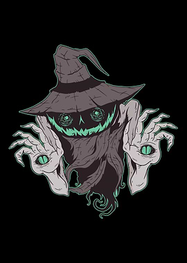 Creepy Halloween pumpkin