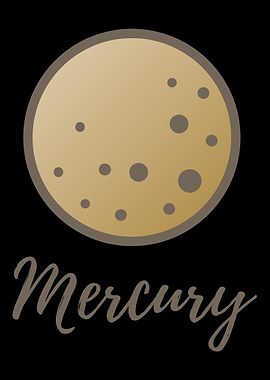 Mercury Planet Lover Gift