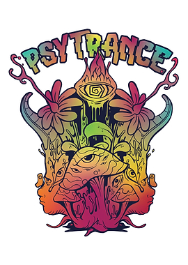 Psytrance with mushrooms