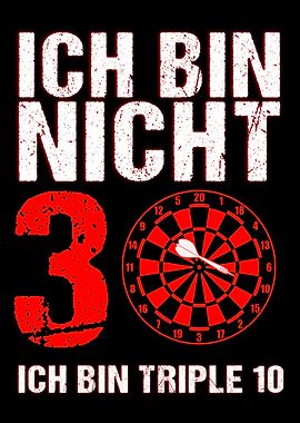 30 Geburtstag Dart