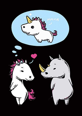 Cute Unicorn couple