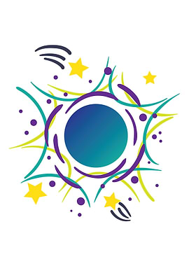 Planet and stars Lover Gif