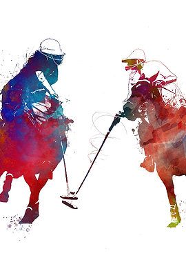 Polo sport art