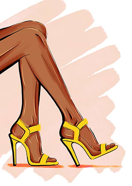 Fashion skinny legs art