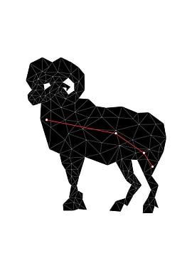 Aries zodiac constellation