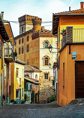Medieval village of Barolo