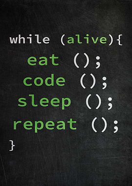 Eat Sleep Code Repeat