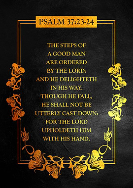Psalm 37 23 24
