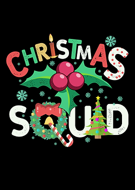 Christmas squad with Santa