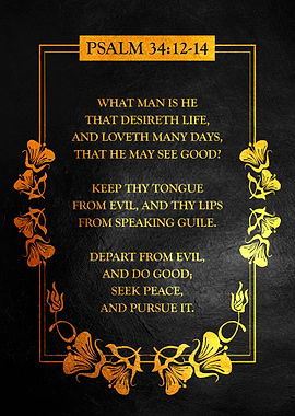 Psalm 34 12 14