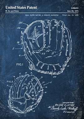 1971 ball glove