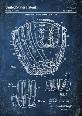 1971 baseball glove