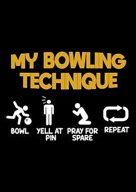 My funny bowling technique