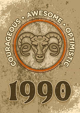 Aries 1990 Birthday Gift