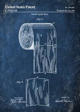 1891 toilet paper roll
