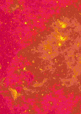 Space Stars Starry sky red