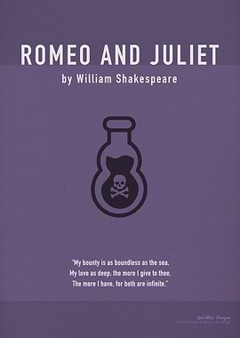 Romeo and Juliet Book Art