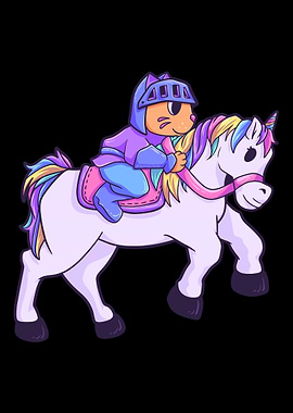Cat Unicorn horse riding g