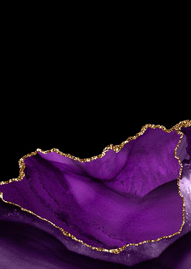 Purple Gold Agate 06