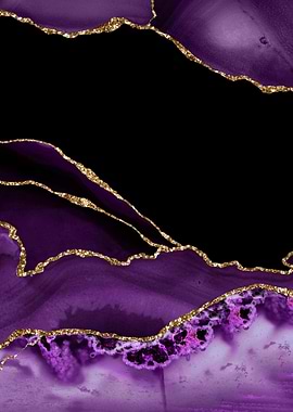 Purple Gold Agate 14