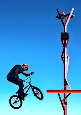 Artistic bicycle act 01