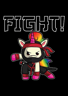 Unicorn Ninja Shinobi figh